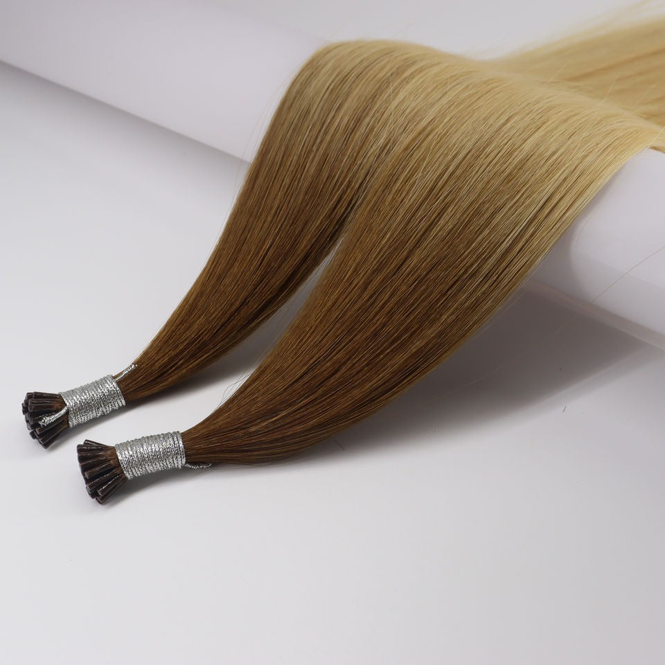 I-Tip Hair Extensions - Human Hair 100 Grams - Keratin Human Hair Extensions Ombre Color