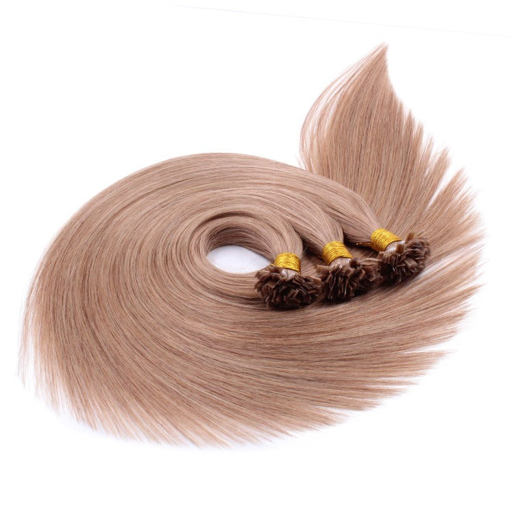 Flat-Tip Hair Extensions - Human Hair 100 Grams - Keratin Human Hair Extensions Ask Color-Customize to your preferences