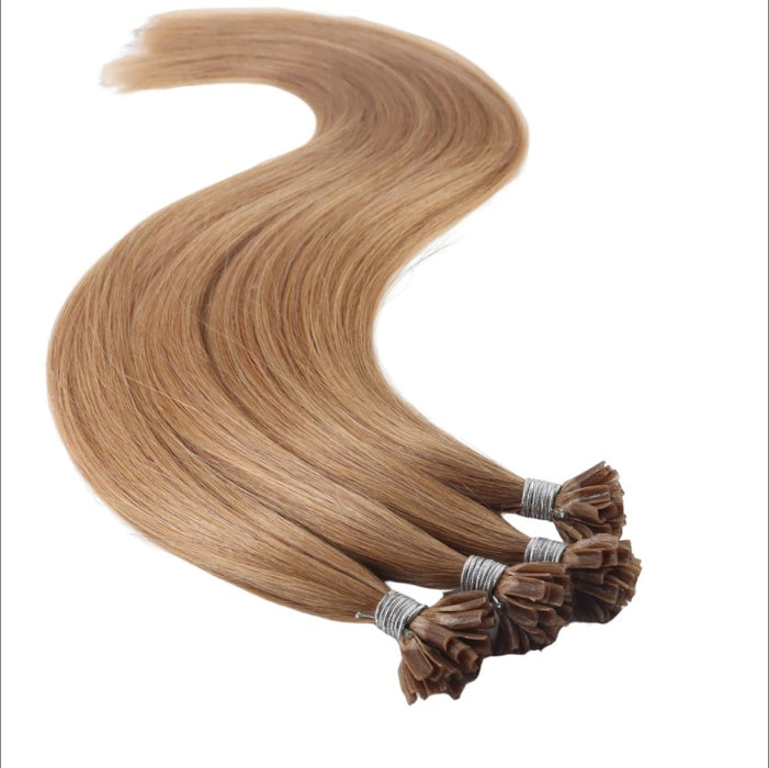U-Tip Hair Extensions - Human Hair 100 Grams - Keratin Human Hair Extensions Blone Color