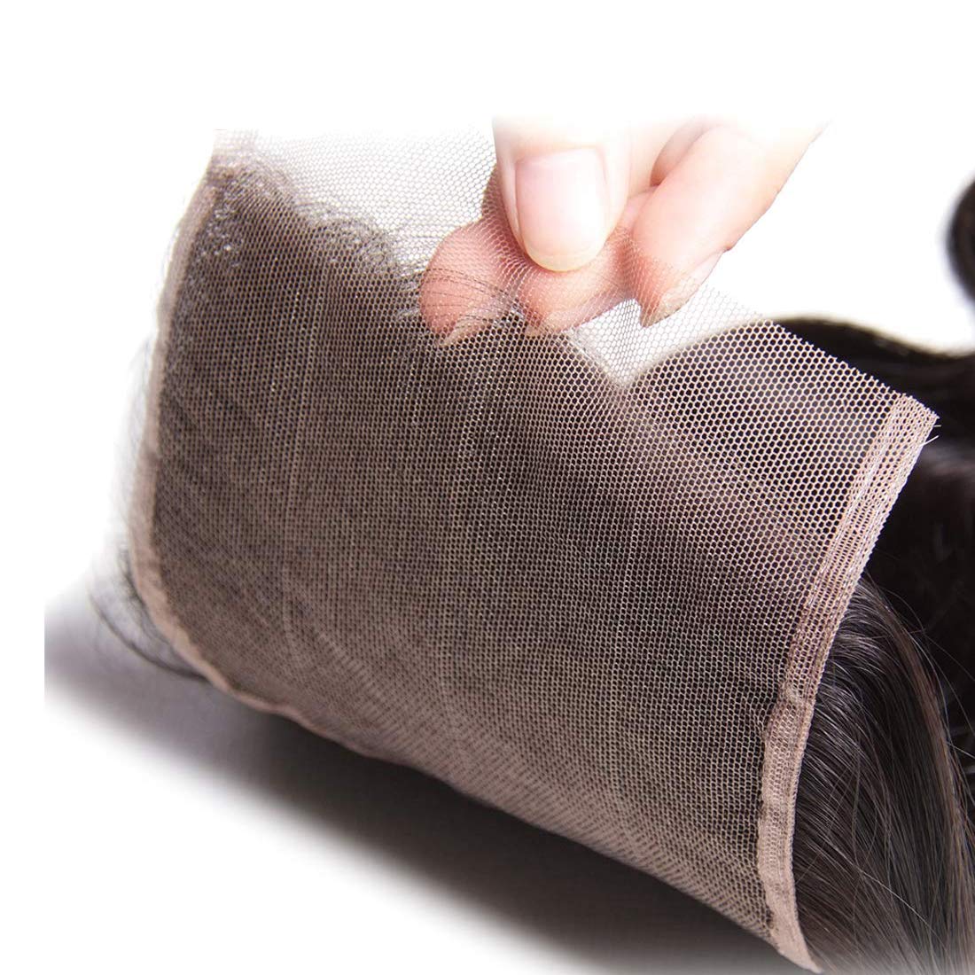 Closure Virgin Hair Normal Lace - Human Hair Normal Lace Black Color-Customize to your preferences