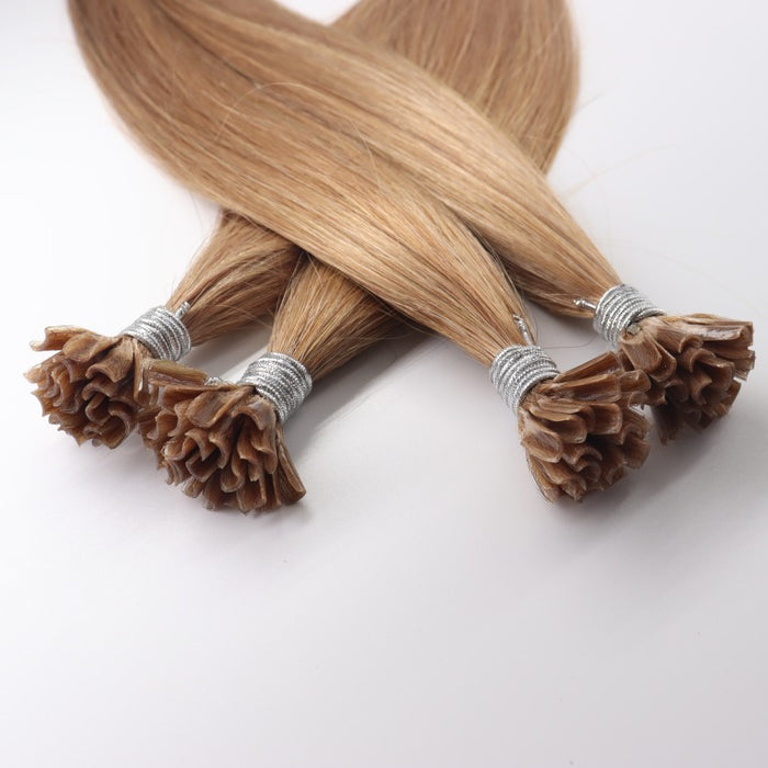 U-Tip Hair Extensions - Human Hair 100 Grams - Keratin Human Hair Extensions Blone Color