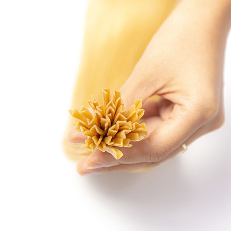 V-Tip Hair Extensions - Human Hair 100 Grams - Keratin Human Hair Extensions Black Color