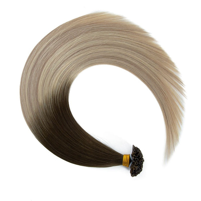U-Tip Hair Extensions - Human Hair 100 Grams - Keratin Human Hair Extensions Ombre Color
