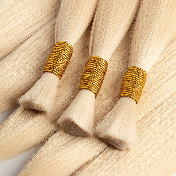 Bulk Blonde Hair -Vietnamese Human Hair 100 Grams per bundle - Blonde Color Bundles- Customize to your preferences