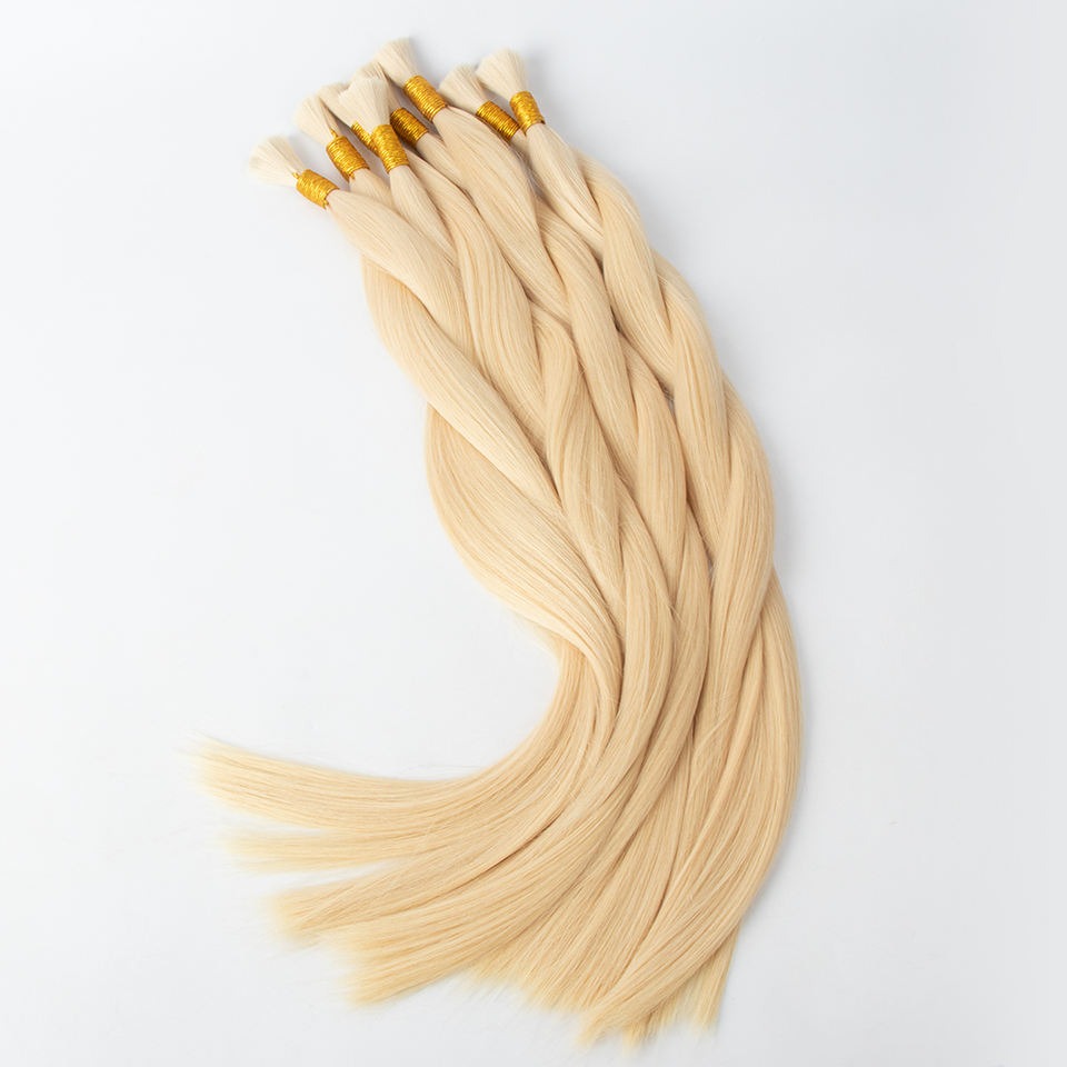 Bulk Blonde Hair -Vietnamese Human Hair 100 Grams per bundle - Blonde Color Bundles- Customize to your preferences