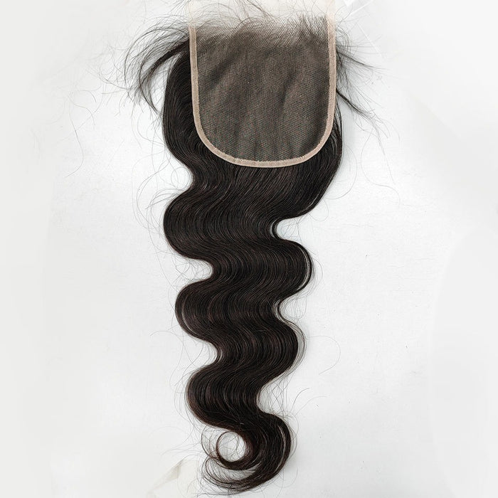 Closure Virgin Hair HD Lace - Human Hair HD Lace Black Color-Customize to your preferences