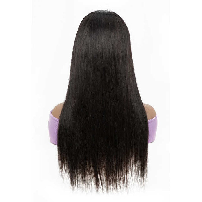Wig Closure Virgin Hair HD Lace Small Cap Size - Human Hair HD Lace Wig With Natural Hairline Black Color