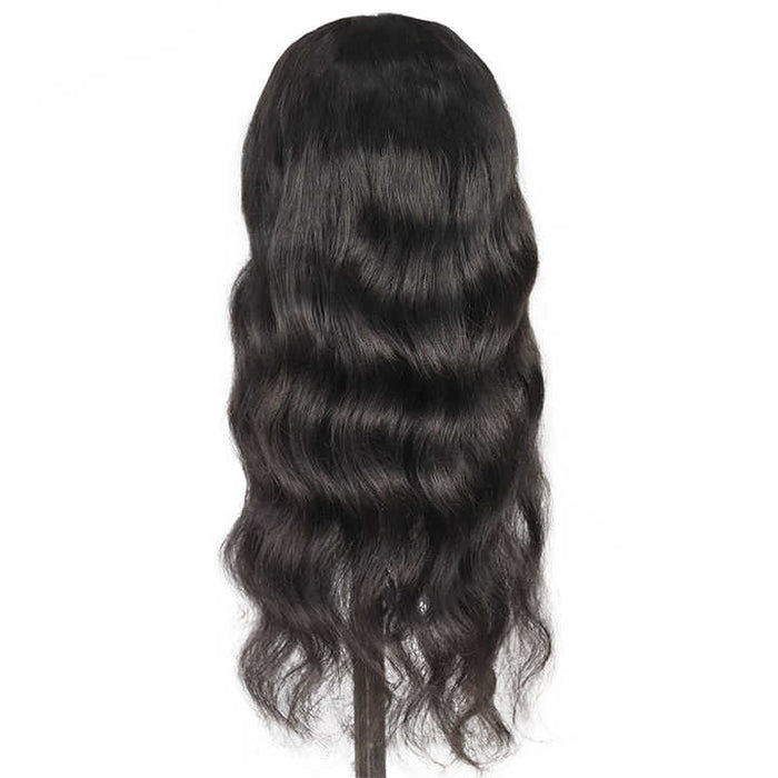 Wig Hair 360 Lace - Vietnamese Virgin Human Hair Wig Black Color Natural Hairline Full Lace