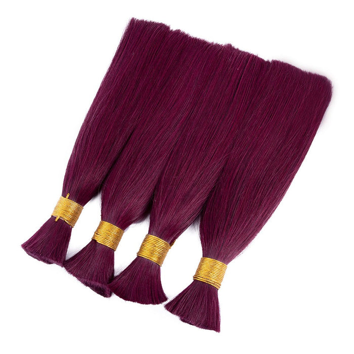 Bulk Purple Pink Hair -Vietnamese Human Hair 100 Grams per bundle - Purple Color Bundles- Customize to your preferences