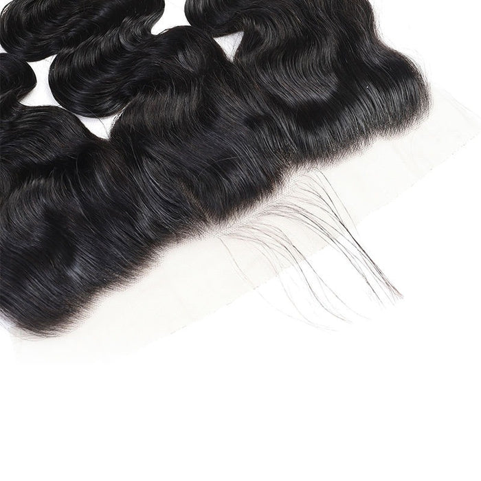Frontal Human Hair HD Lace Black Color - Virgin Hair HD Lace-Customize to your preferences