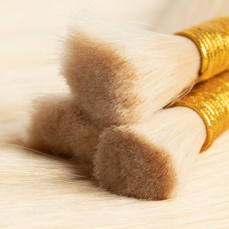 Bulk Blonde Hair -Vietnamese Human Hair 100 Grams per bundle - Blonde Color Bundles- Customize to your preferences