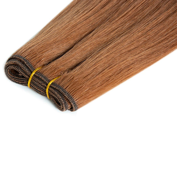 Weft Hair Extensions Human Hair Double Weft 100 Grams Sew in Blone Color Hair Extensions Silky Straight Vietnamese Hair Bundles Weave in Weft One Piece