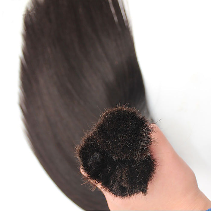 Bulk Brown Gray Hair -Vietnamese Human Hair 100 Grams per bundle - Brown Gray Color Bundles- Customize to your preferences