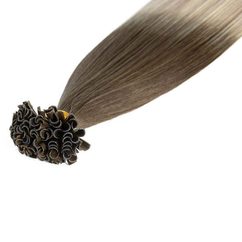 U-Tip Hair Extensions - Human Hair 100 Grams - Keratin Human Hair Extensions Ombre Color
