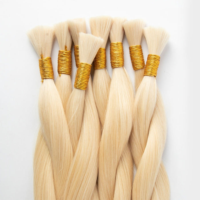 Bulk Blonde Hair -Vietnamese Human Hair 100 Grams per bundle - Blonde Color Bundles- Customize to your preferences