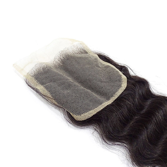 Closure Human Hair Normal Lace Black Color - Remy Hair Normal Lace-Customize to your preferences