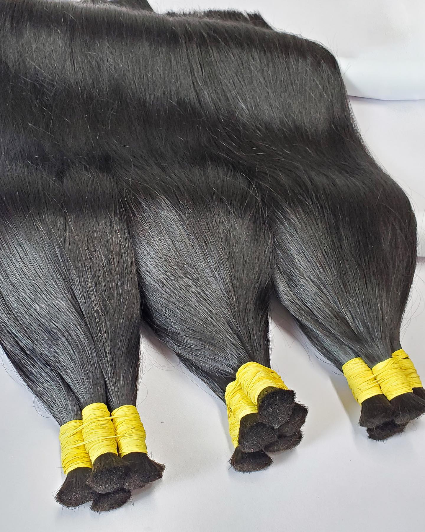 Bulk Black Hair -Vietnamese Human Hair 100 Grams per bundle - Natural Color Bundles- Customize to your preferences