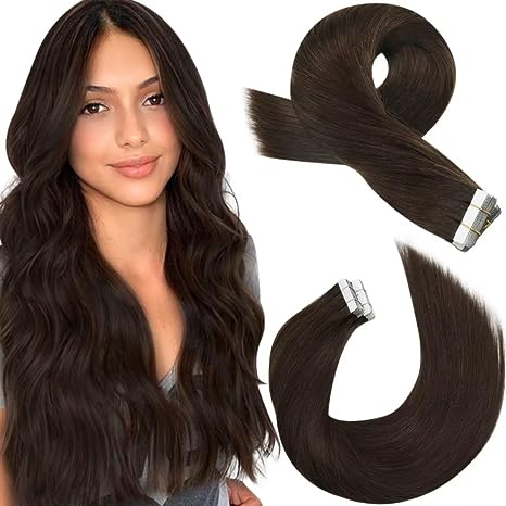 Tape Hair Extensions - Human Hair 100 Grams - Vietnamese Tape Human Hair Black Color