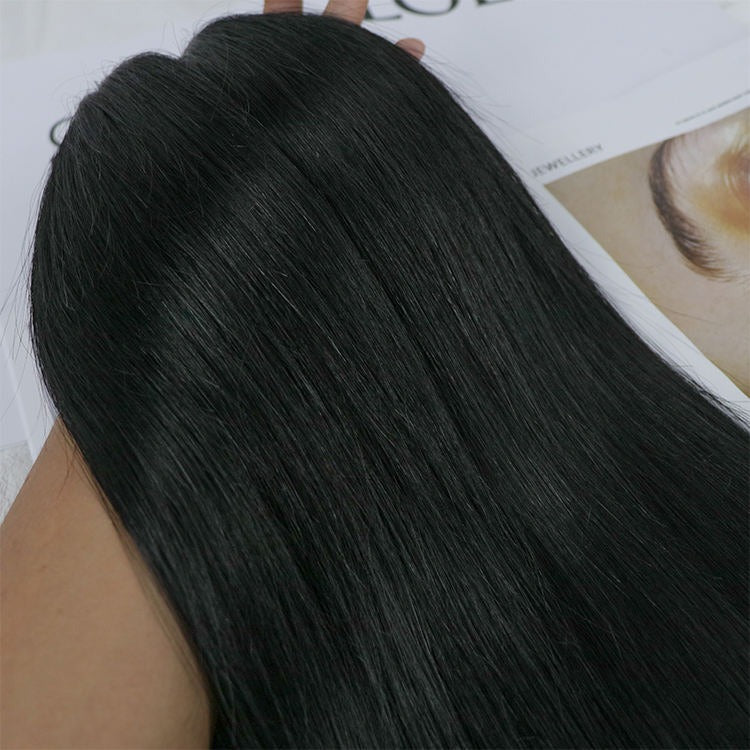 I-Tip Hair Extensions - Human Hair 100 Grams - Keratin Human Hair Extensions Black Color
