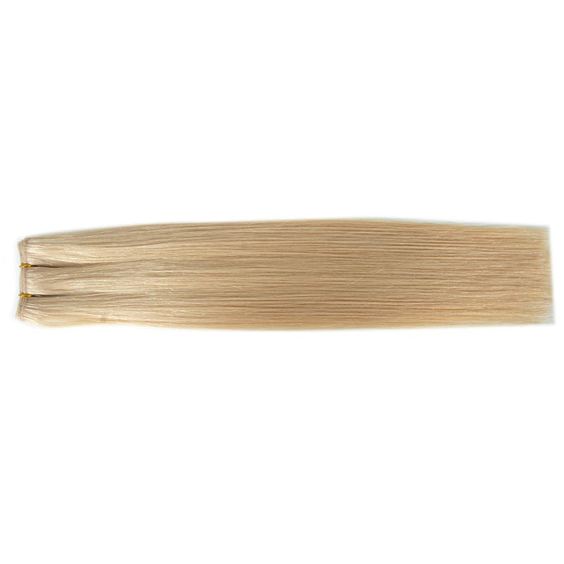 Weft Hair Extensions Human Hair Double Weft 100 Grams Sew in 613 Hair Extensions Silky Straight Vietnamese Hair Bundles Weave in Weft One Piece