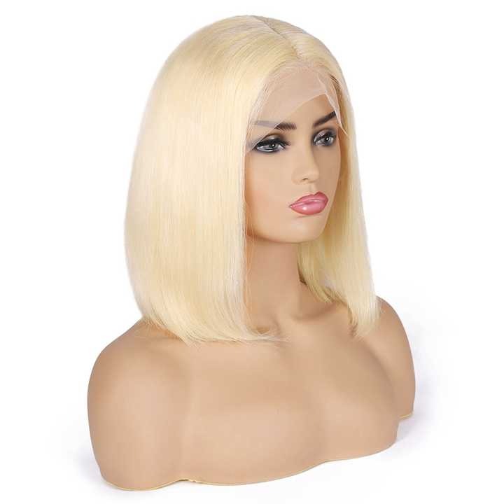Wig Frontal Human Hair HD Lace Black Color Small Cap Size - Virgin Hair HD Lace Wig With Natural Hairline Black Color