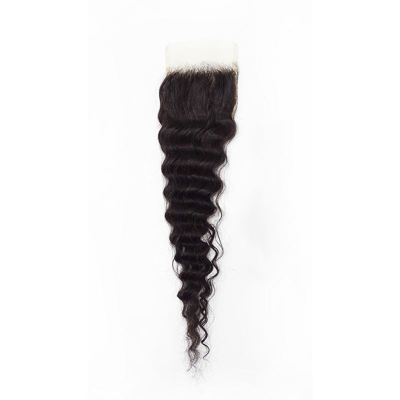 Closure Human Hair Normal Lace Black Color - Remy Hair Normal Lace-Customize to your preferences