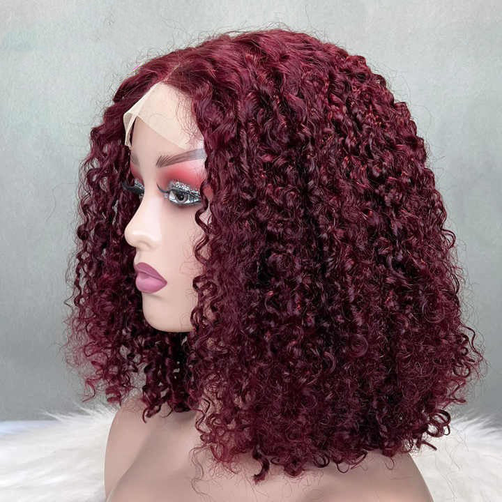 Wig Closure Virgin Hair HD Lace Medium Cap Size - Human Hair HD Lace Wig With Natural Hairline Black Color