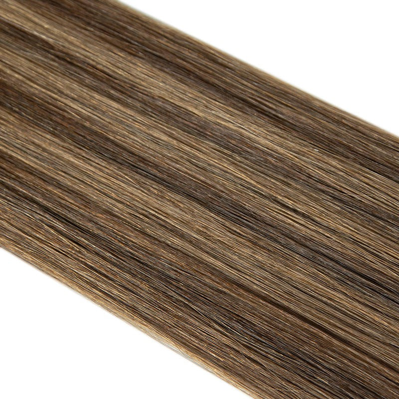 Weft Hair Extensions Human Hair Double Weft 100 Grams Sew in Piano Color Hair Extensions Silky Straight Vietnamese Hair Bundles Weave in Weft One Piece