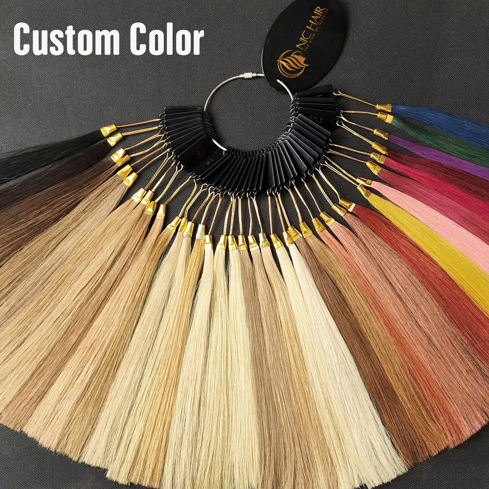 U-Tip Hair Extensions - Human Hair 100 Grams - Keratin Human Hair Extensions Black Color