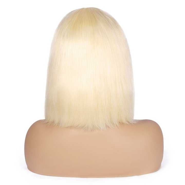Wig Frontal Human Hair HD Lace Black Color Small Cap Size - Virgin Hair HD Lace Wig With Natural Hairline Black Color