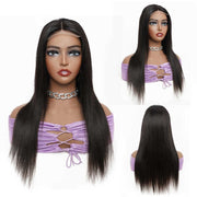 Wig Closure Virgin Hair HD Lace Small Cap Size - Human Hair HD Lace Wig With Natural Hairline Black Color