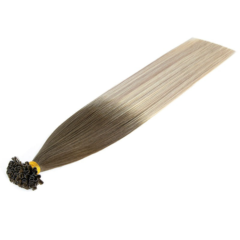 U-Tip Hair Extensions - Human Hair 100 Grams - Keratin Human Hair Extensions Ombre Color