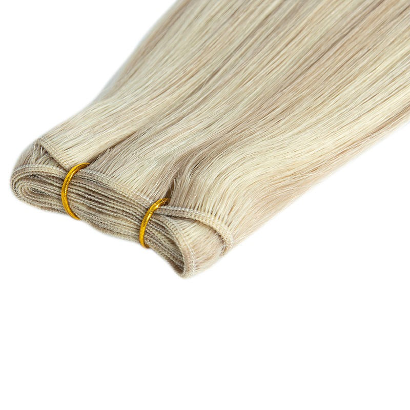 Weft Hair Extensions Human Hair Double Weft 100 Grams Sew in Highlight Color Hair Extensions Silky Straight Vietnamese Hair Bundles Weave in Weft One Piece