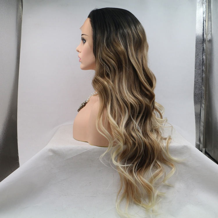 Wig Frontal Human Hair Normal Lace Black Color Medium Cap Size - Remy Hair Normal Lace Wig With Natural Hairline Black Color